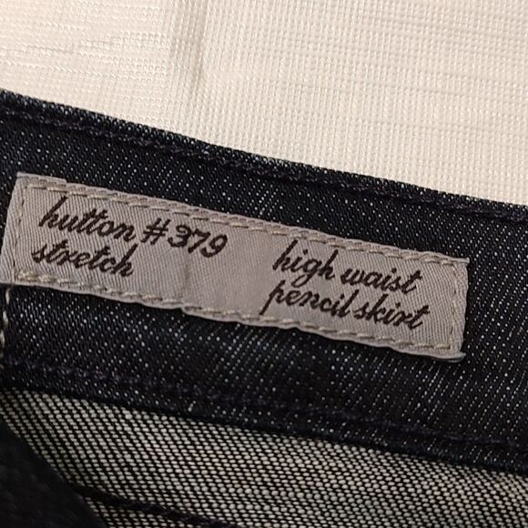 Citizens of Humanity Hutton #379 Stretch High Waist Pencil Denim Skirt Size 25 - Picture 7 of 11